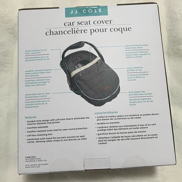 JJ Cole Black Car Seat Cover - Picture 5 of 6